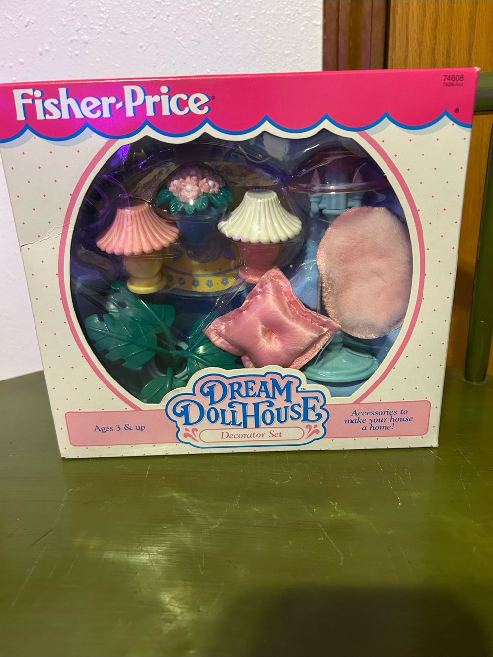 Fisher-Price Dollhouse Accessory Set - Pink, Teal & White Accents